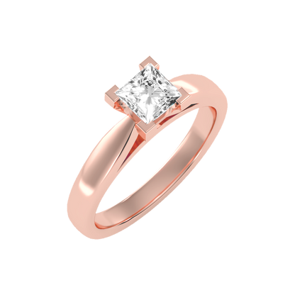 Shiny Solitaire Ring - Five