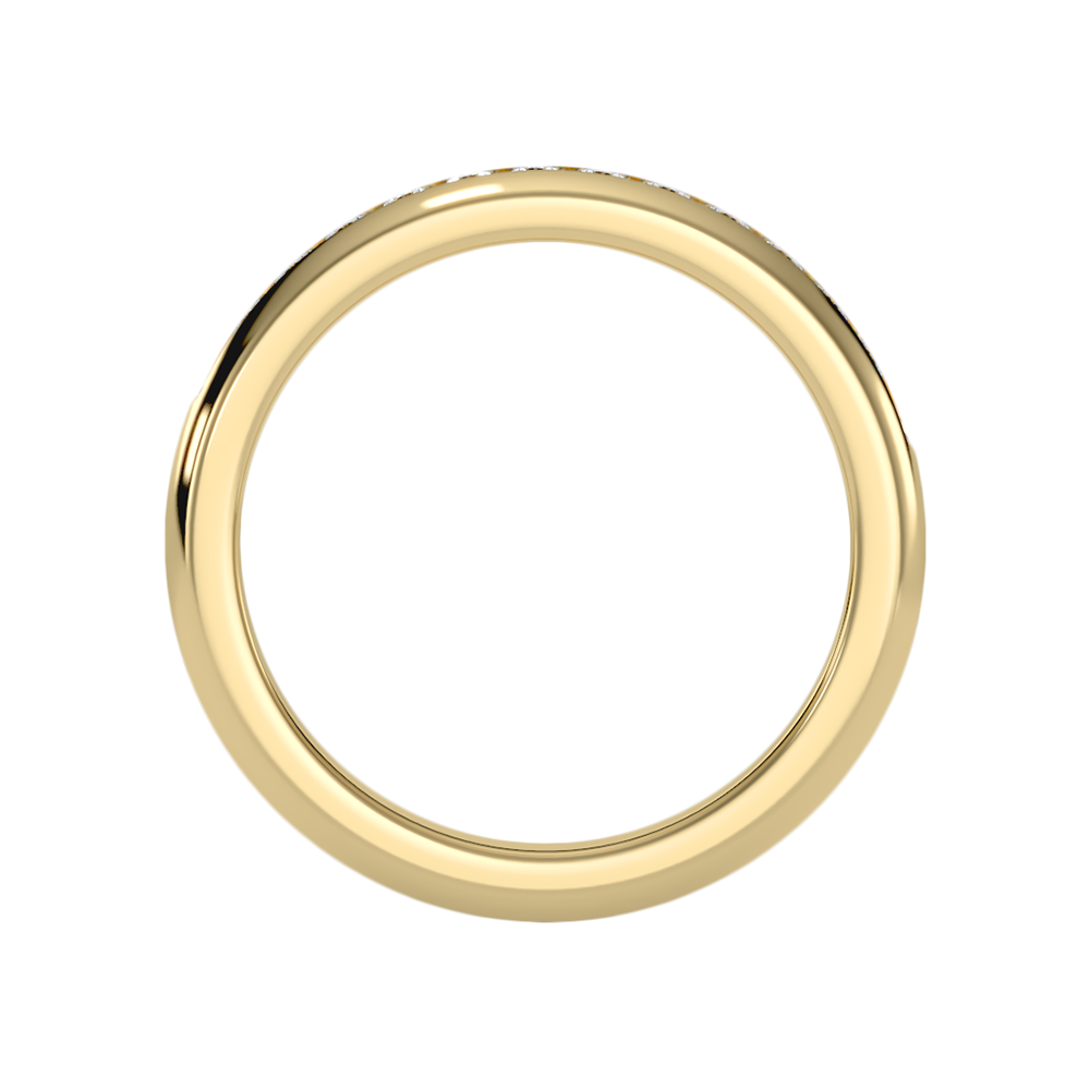 Shipup Half Eternity Band In 925 Sterling Silver - Twelve