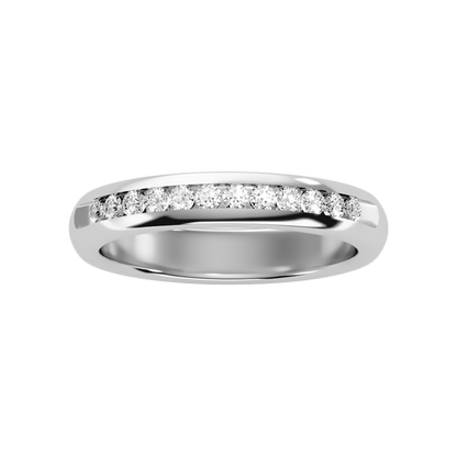 Shipup Half Eternity Band In 925 Sterling Silver - Six