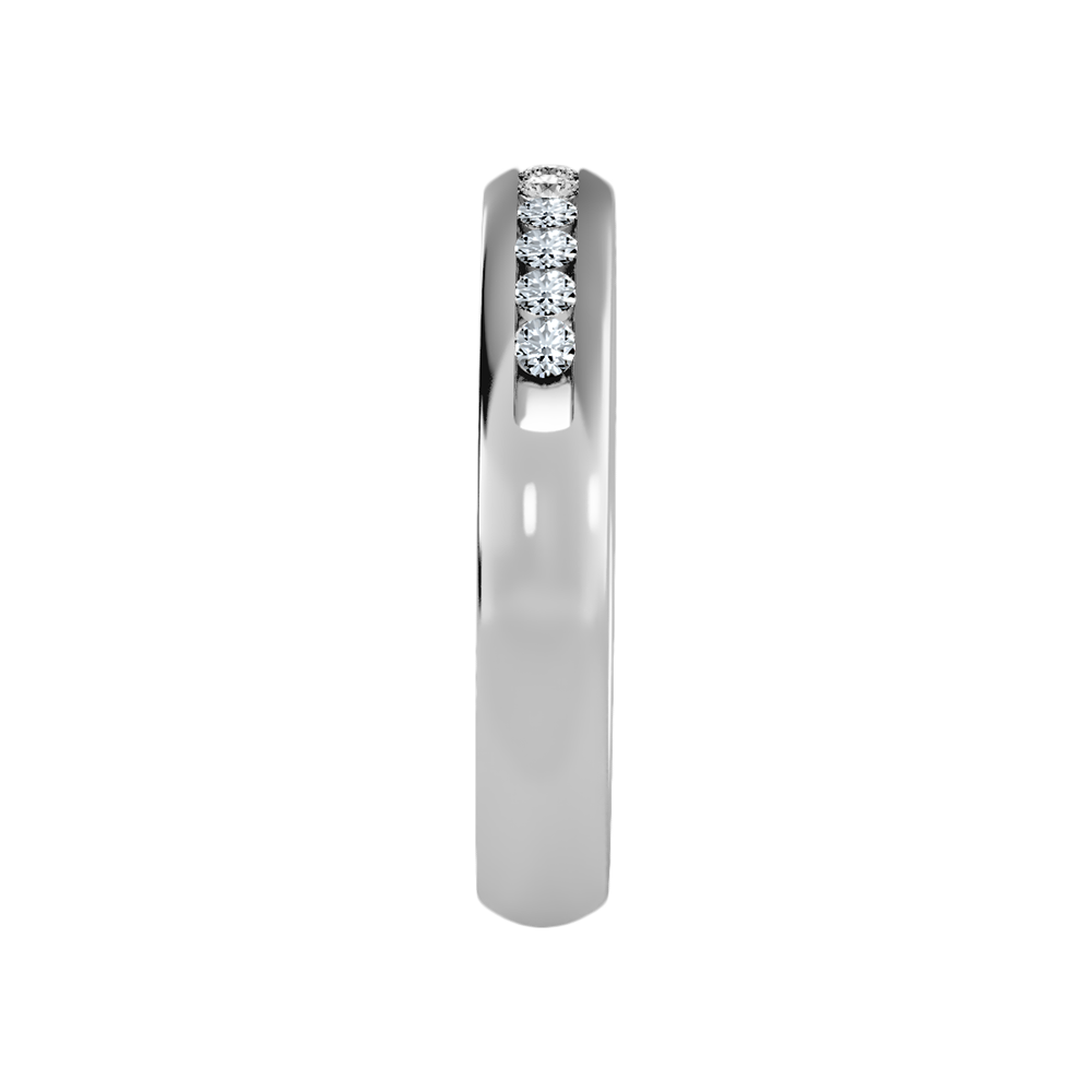Shipup Half Eternity Band In 925 Sterling Silver - Seven