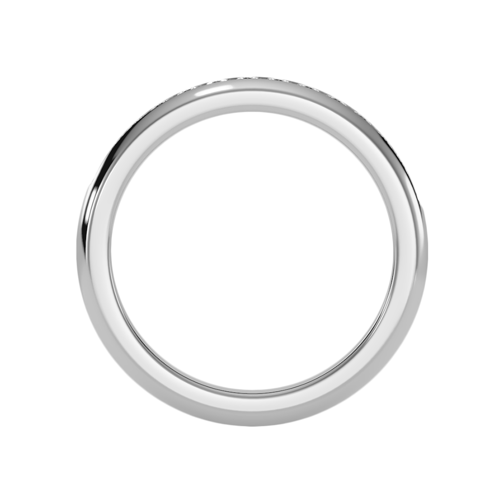 Shipup Half Eternity Band In 925 Sterling Silver - Eight