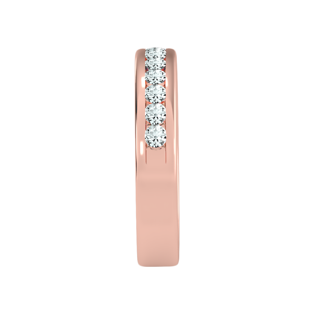 Shleek Half Eternity Band In 925 Sterling Silver - Eleven