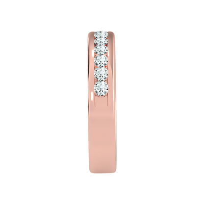 Shleek Half Eternity Band In 925 Sterling Silver - Eleven