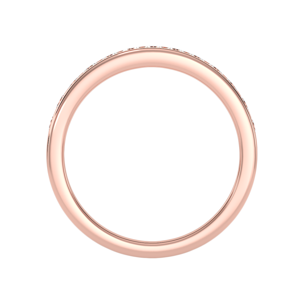Shleek Half Eternity Band In 925 Sterling Silver - Twelve