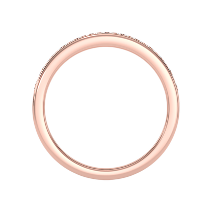 Shleek Half Eternity Band In 925 Sterling Silver - Twelve