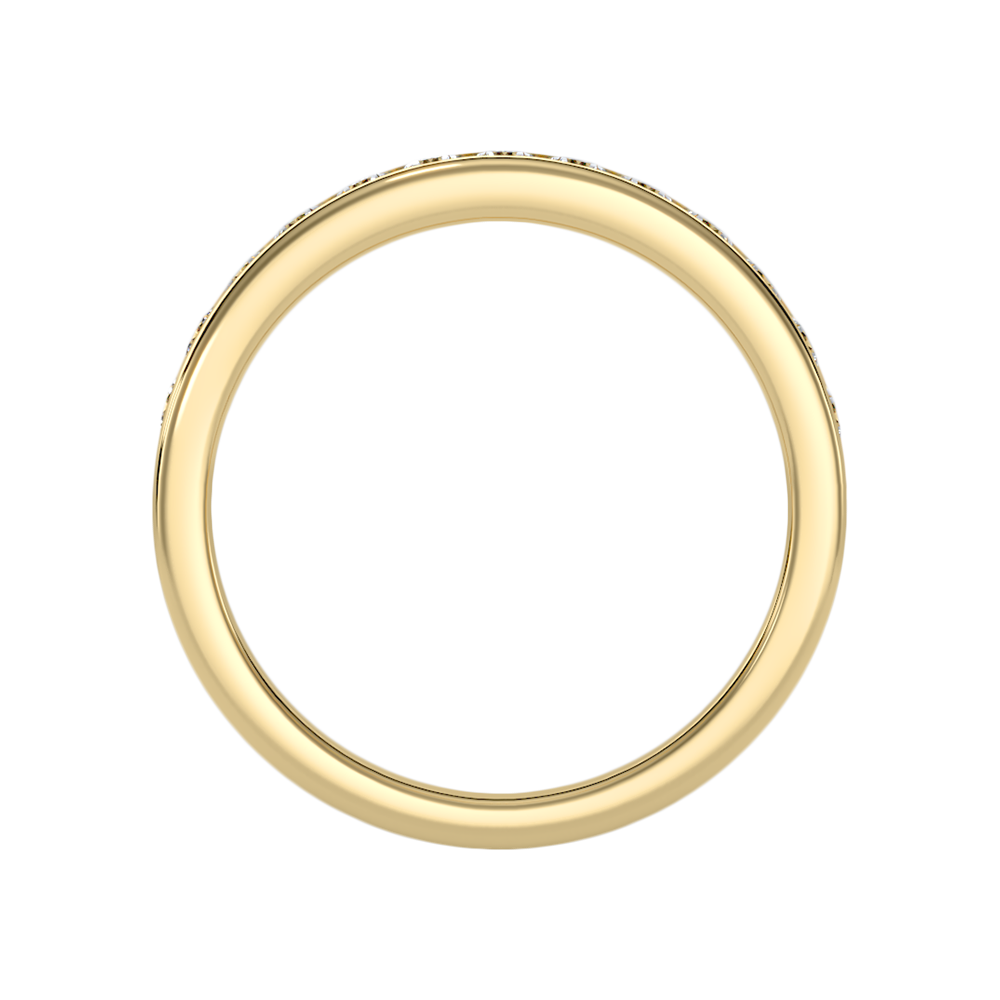 Shleek Half Eternity Band In 925 Sterling Silver - Two