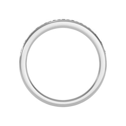 Shleek Half Eternity Band In 925 Sterling Silver - Eight