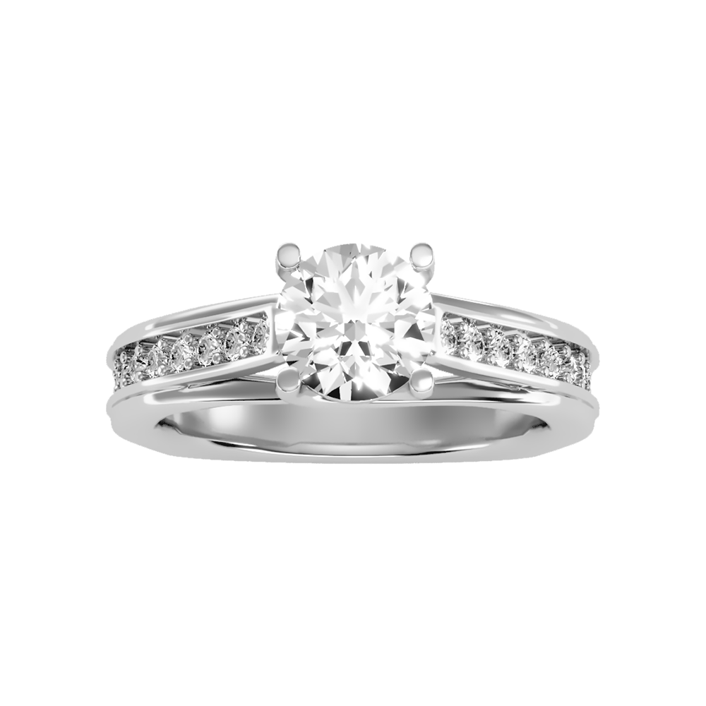 Shower Solitaire Ring - Six