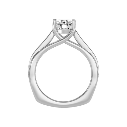 Shower Solitaire Ring In 925 Sterling Silver - Eight
