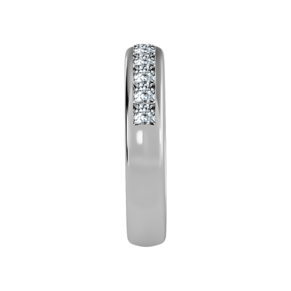 Silliage Half Eternity Band - Four