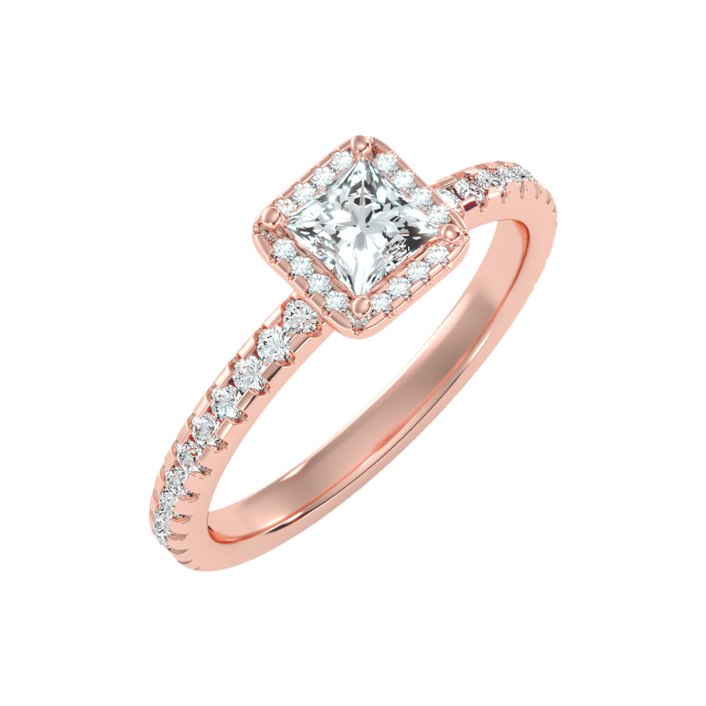 Simple Solitaire Ring - One