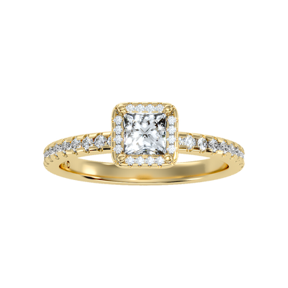 Simple Solitaire Ring - Ten