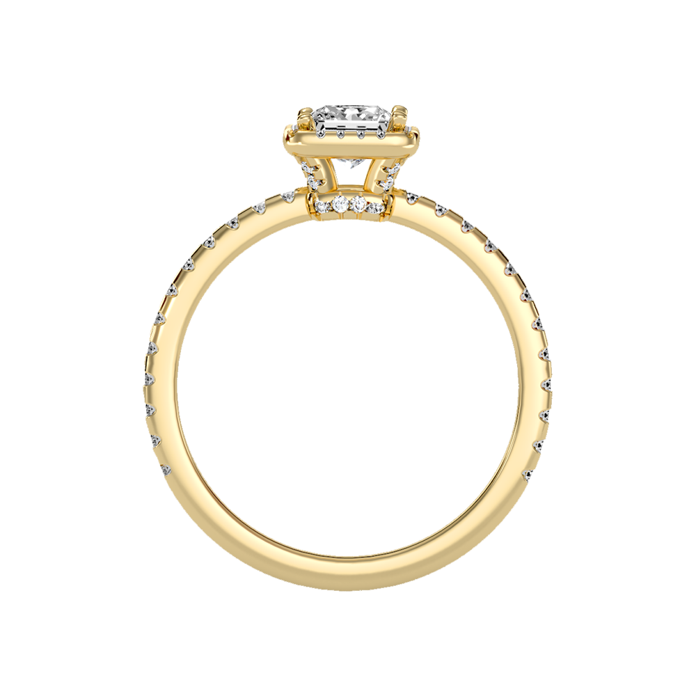 Simple Solitaire Ring In 925 Sterling Silver - Twelve