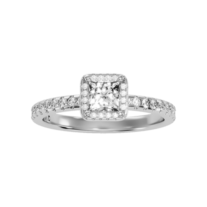 Simple Solitaire Ring - Six