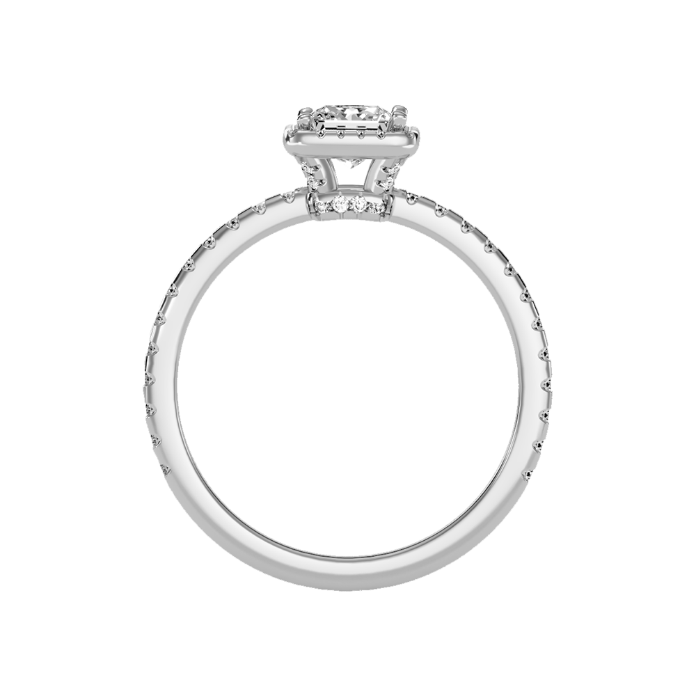 Simple Solitaire Ring - Eight