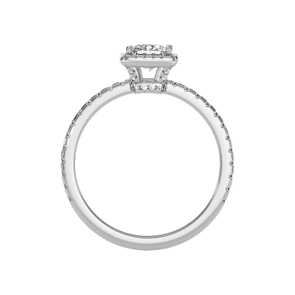 Simple Solitaire Ring - Eight