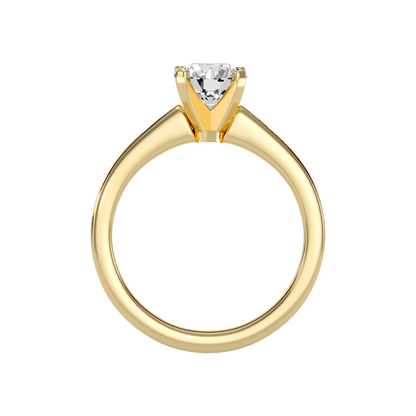 Sleazy Solitaire Ring In 925 Sterling Silver - Two
