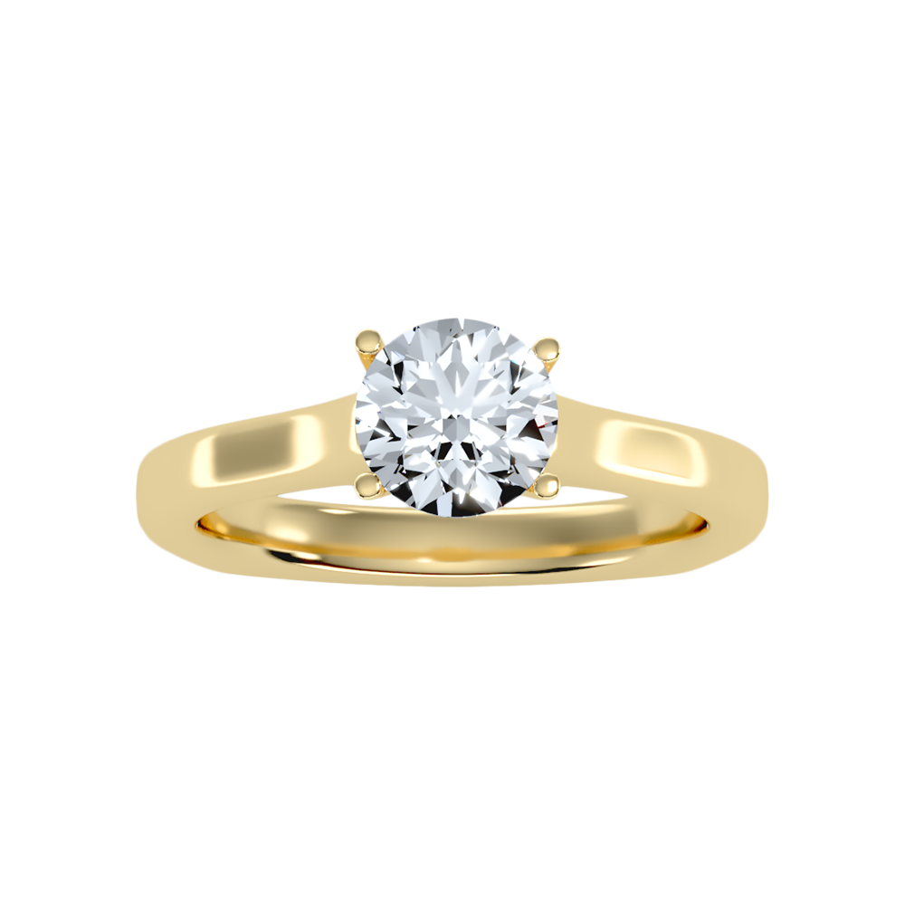 Slender Solitaire Ring - Ten