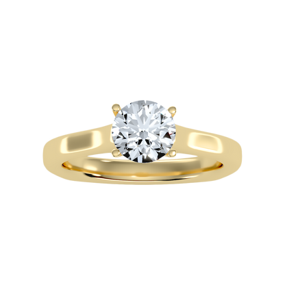 Slender Solitaire Ring - Ten