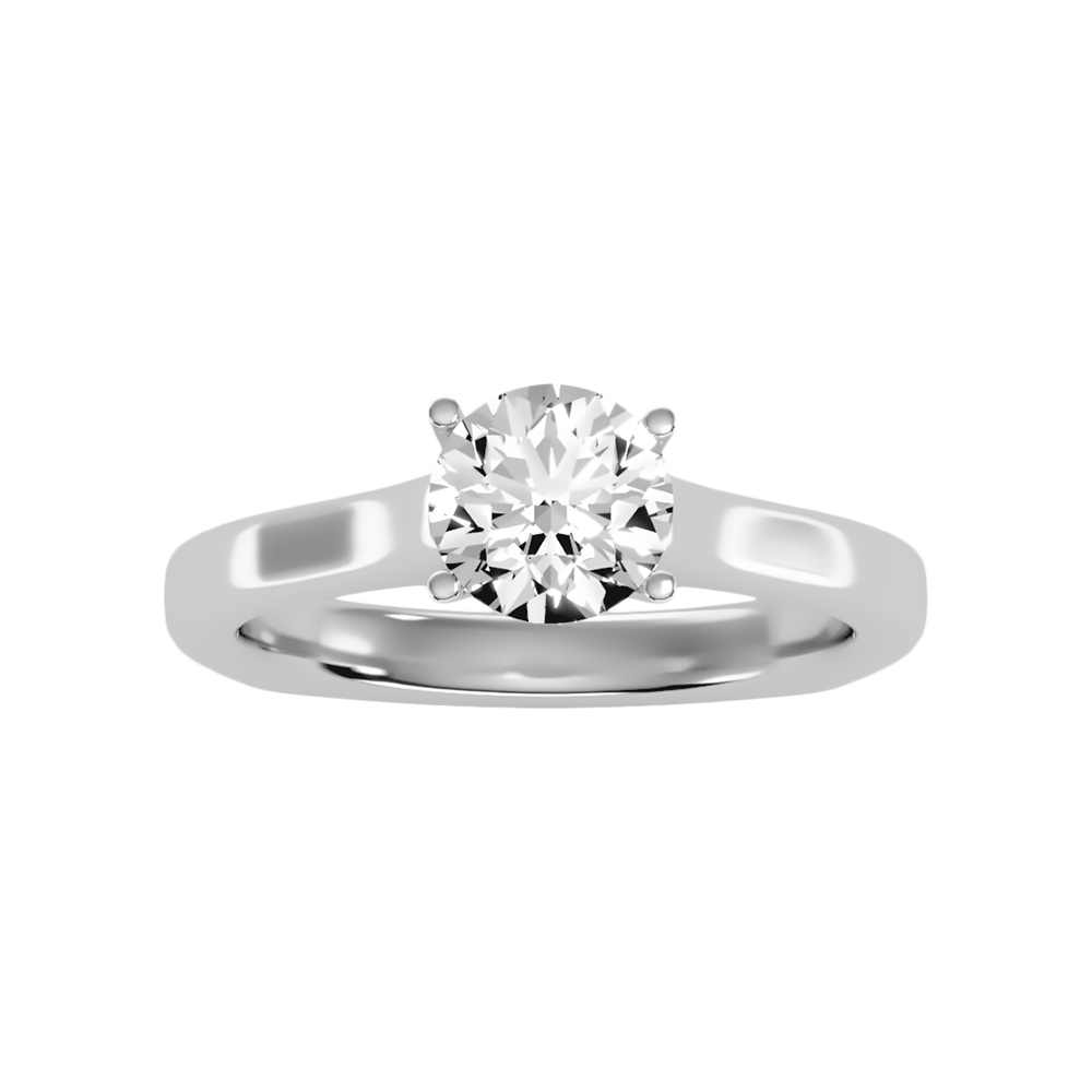 Slender Solitaire Ring - Six
