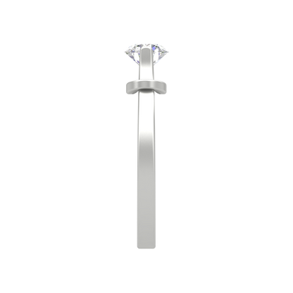 Solace Solitaire Ring In 925 Sterling Silver - Twelve