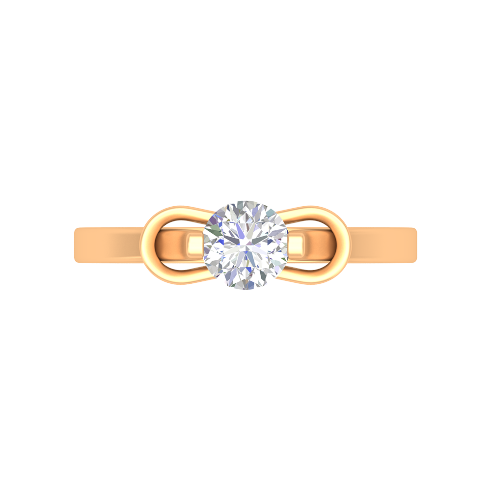 Solace Solitaire Ring In 925 Sterling Silver - Five