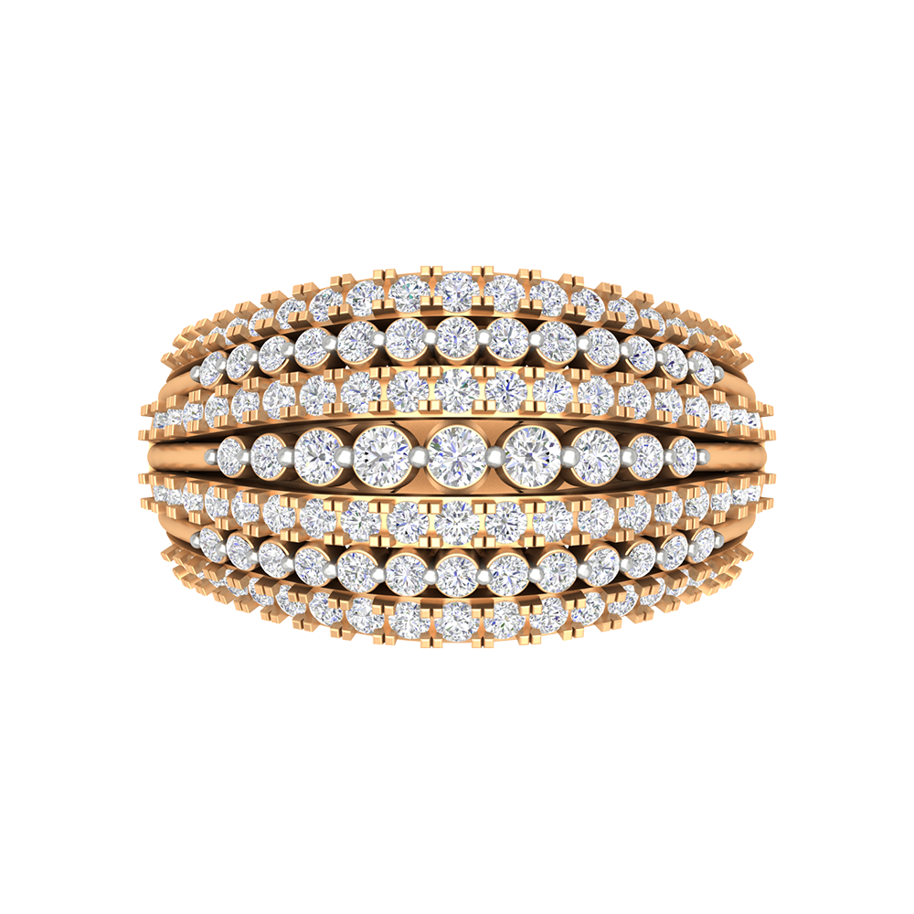 Solo Stunning Band In 925 Sterling Silver - Ten
