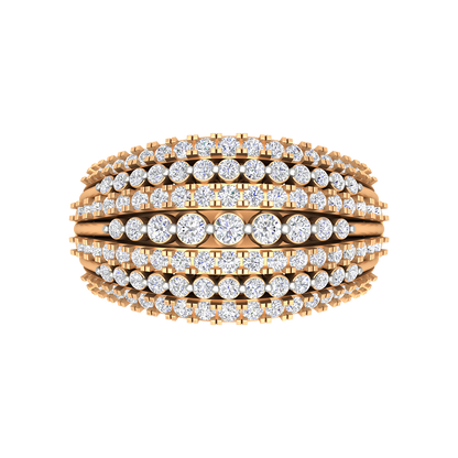 Solo Stunning Band In 925 Sterling Silver - Ten
