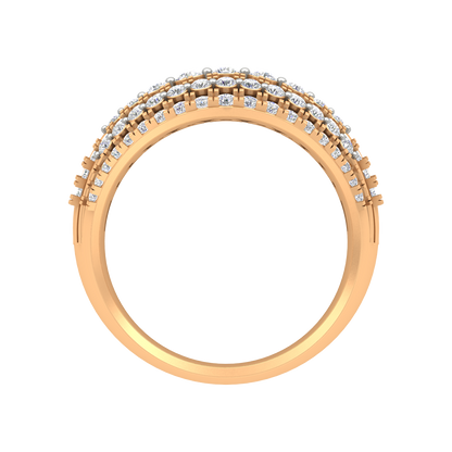 Solo Stunning Band In 925 Sterling Silver - Twelve
