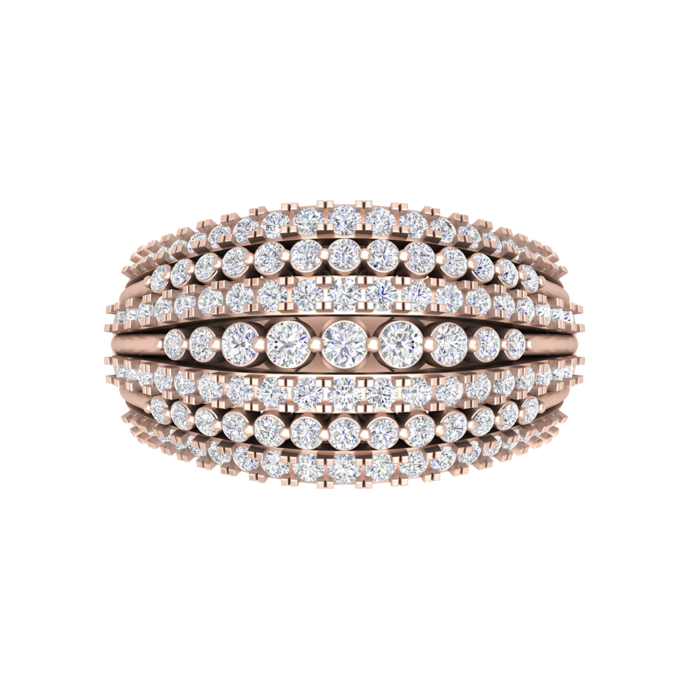 Solo Stunning Band In 925 Sterling Silver - Two
