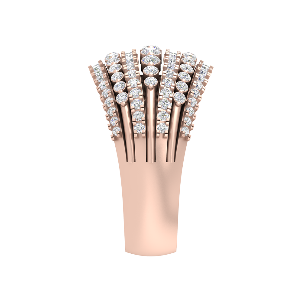 Solo Stunning Band In 925 Sterling Silver - Three