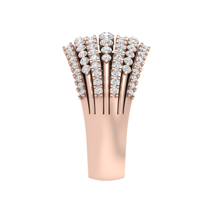 Solo Stunning Band In 925 Sterling Silver - Three