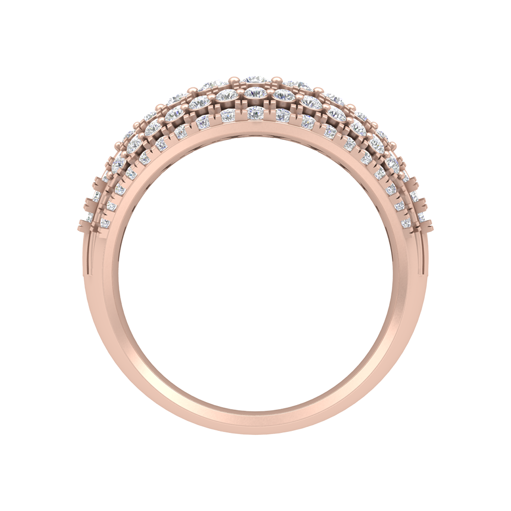 Solo Stunning Band In 925 Sterling Silver - Four
