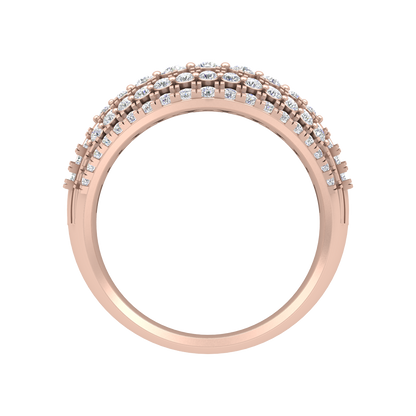 Solo Stunning Band In 925 Sterling Silver - Four