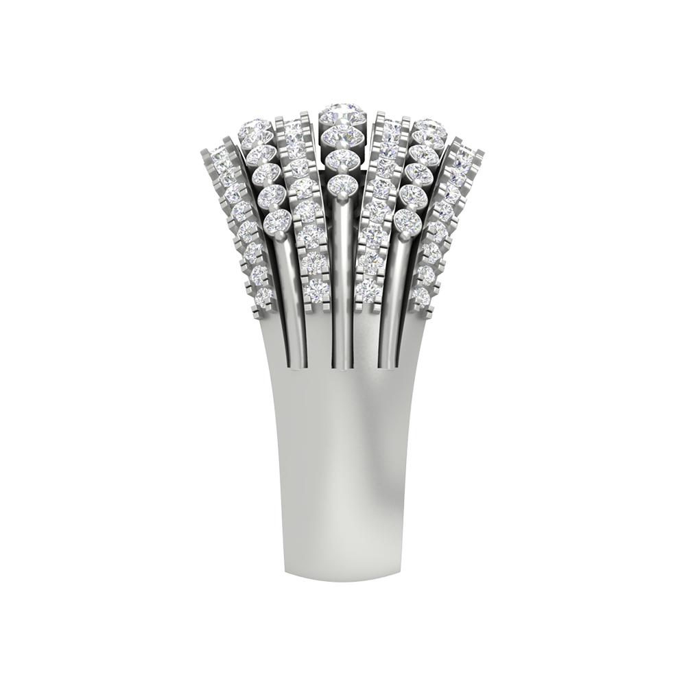 Solo Stunning Band In 925 Sterling Silver - Seven