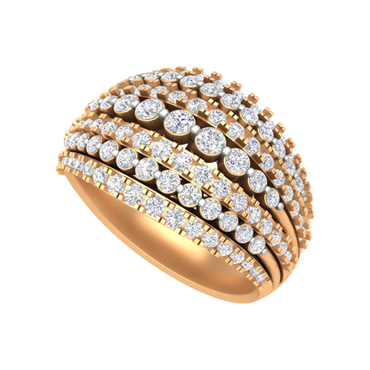Solo Stunning Band In 925 Sterling Silver - Nine