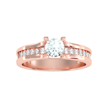 Sovereign Solitaire Ring - Three