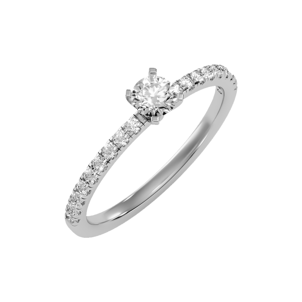 Sparkle Solitaire Ring - One