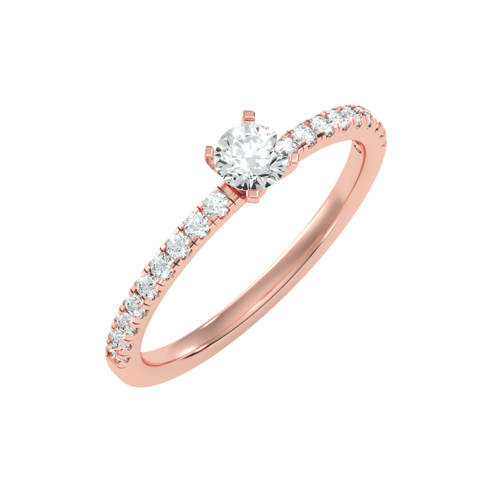 Sparkle Solitaire Ring - Five