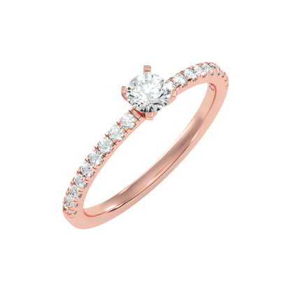 Sparkle Solitaire Ring - Five