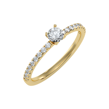 Sparkle Solitaire Ring - Nine