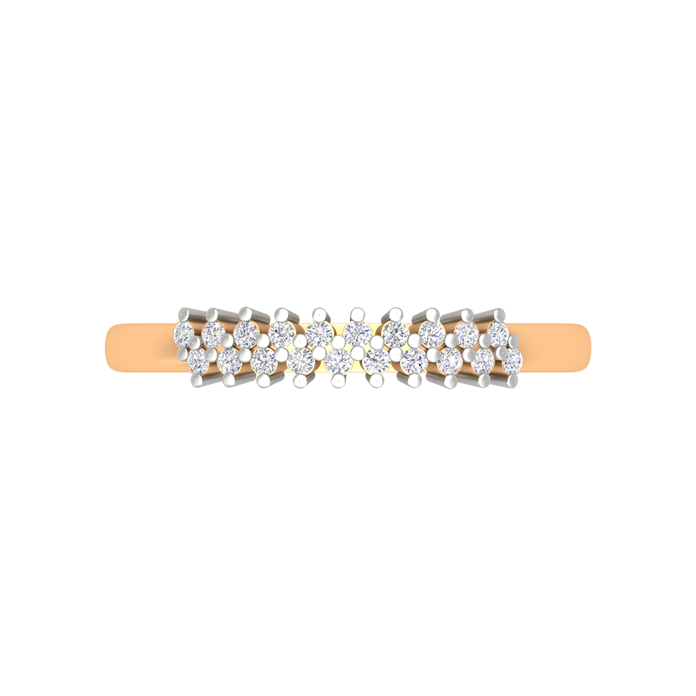 Sparkling Band In 925 Sterling Silver - Ten