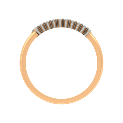 Sparkling Band In 925 Sterling Silver - Twelve