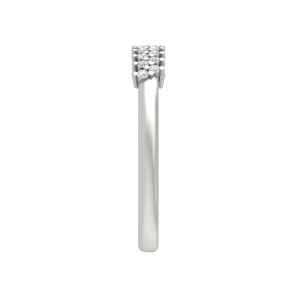 Sparkling Band In 925 Sterling Silver - Seven