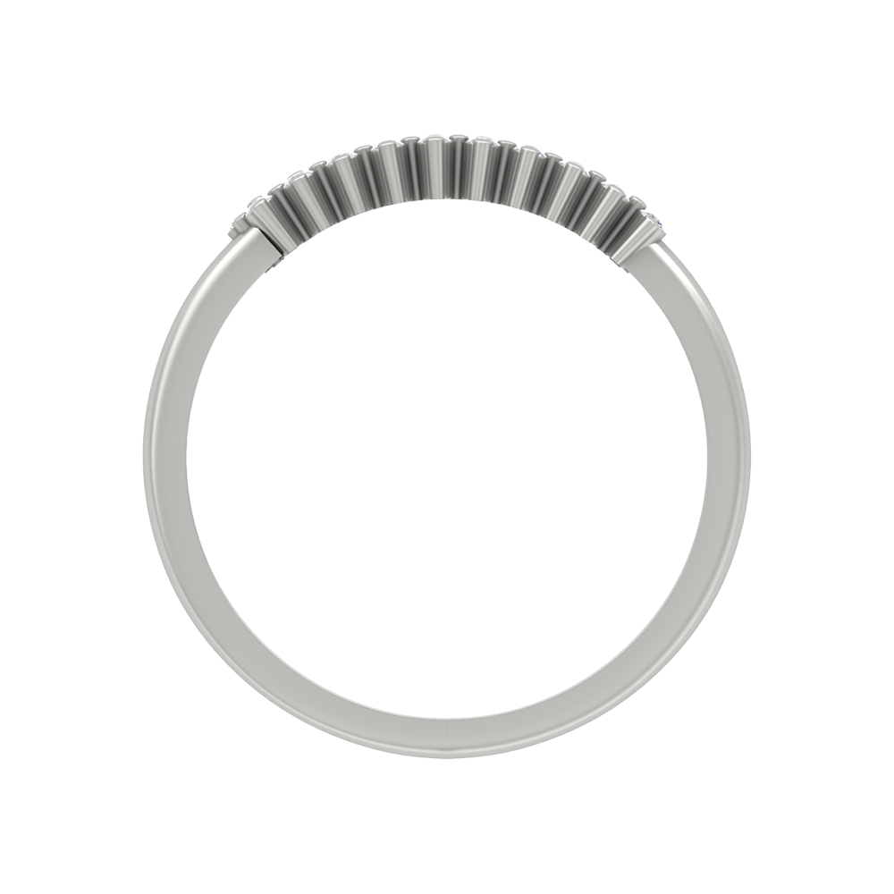 Sparkling Band In 925 Sterling Silver - Eight