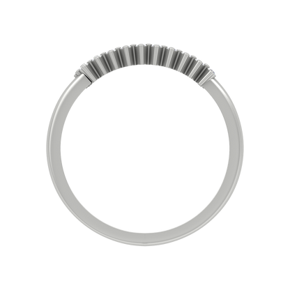 Sparkling Band In 925 Sterling Silver - Eight