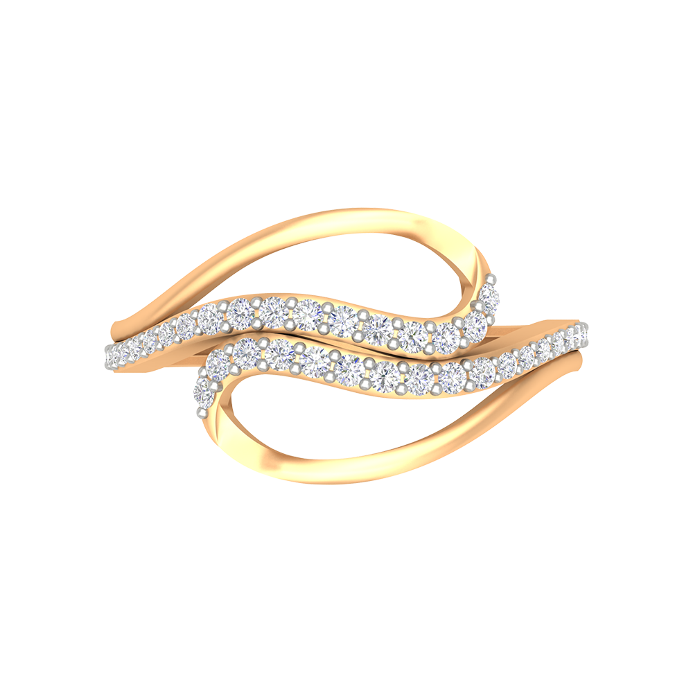 Sparkling Twin Ring - Ten
