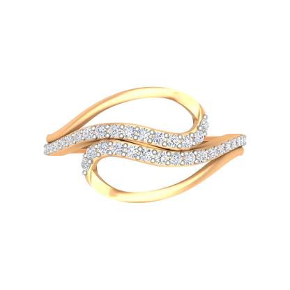 Sparkling Twin Ring - Ten