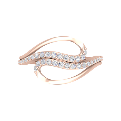 Sparkling Twin Ring - Two