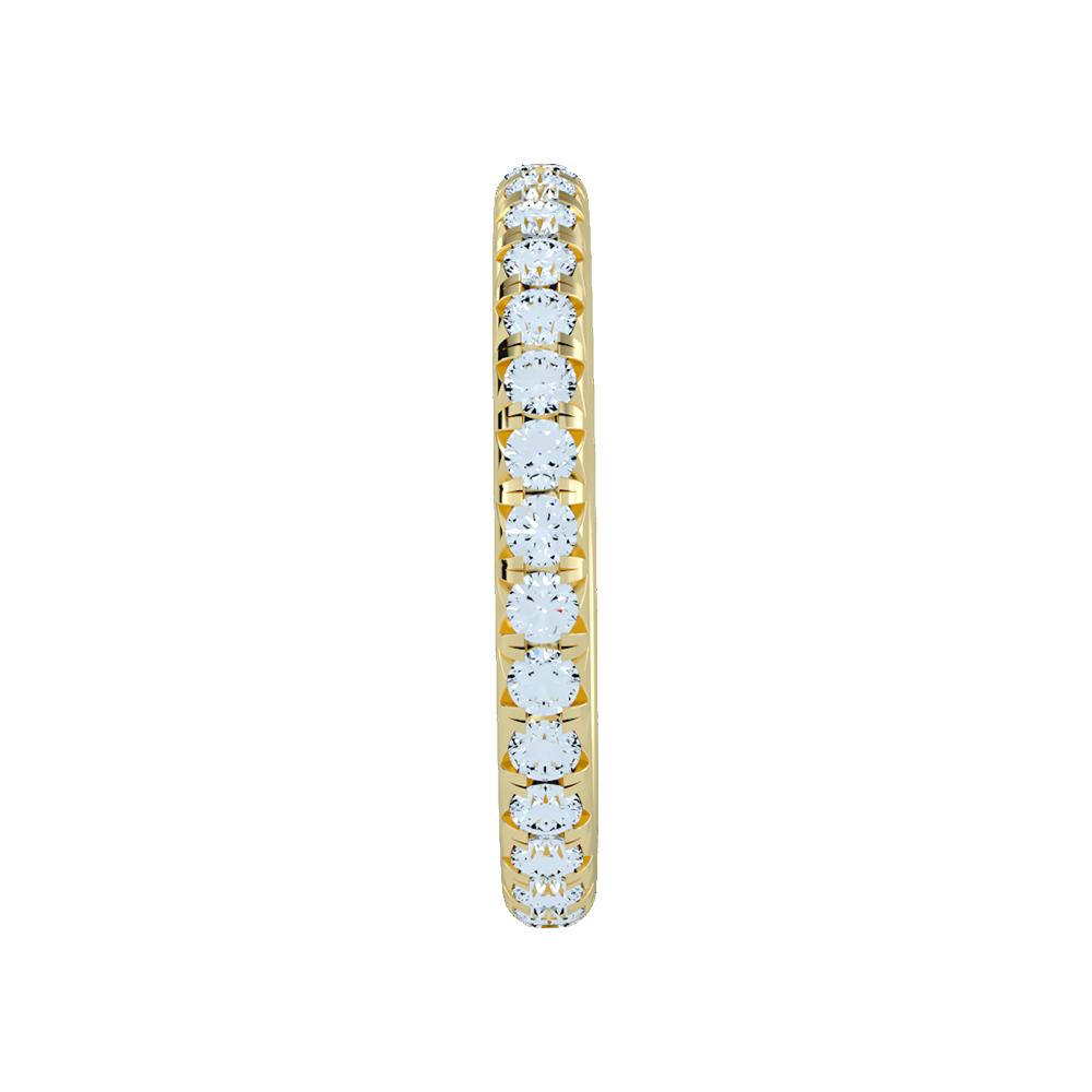 Sparkly Eternity Band In 925 Sterling Silver - Eleven